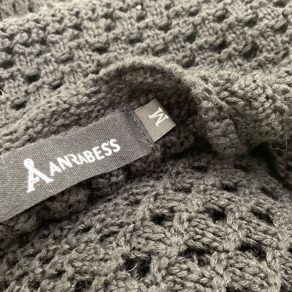 ANRABESS Crochet Swimsuit Cover Up women’s Size Medium Black - Picture 5 of 12